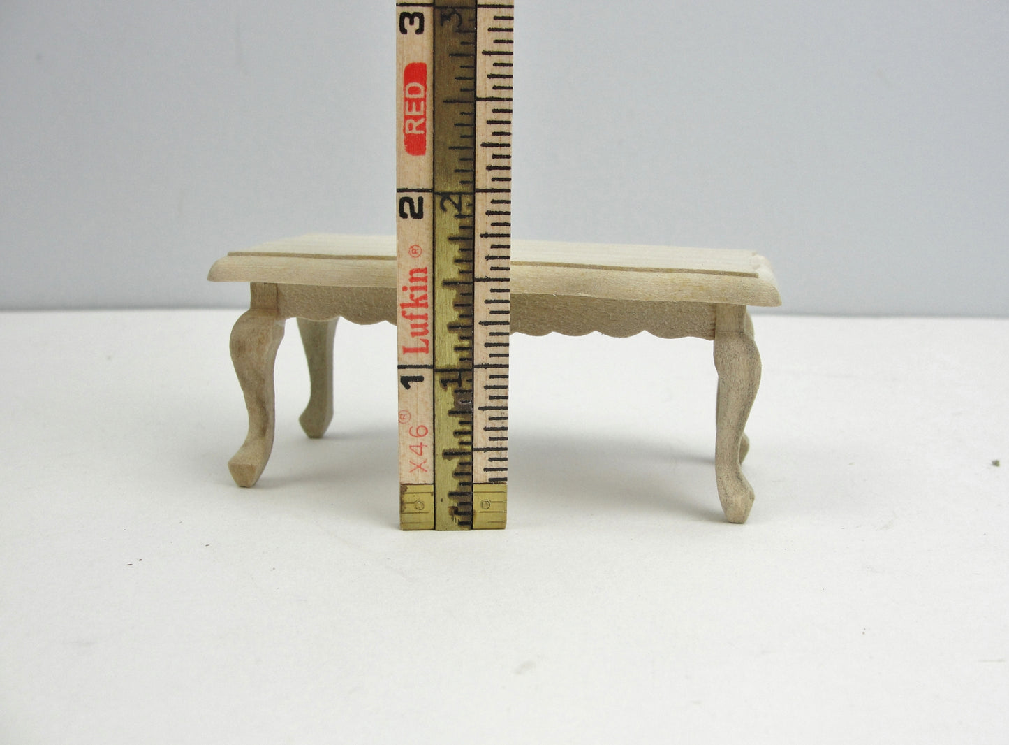 Dollhouse furniture miniature coffee table choose your color