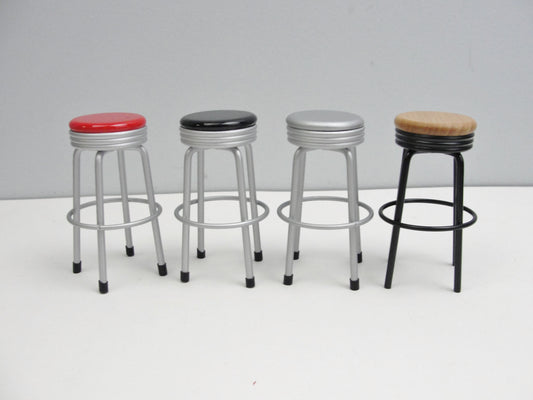 Dollhouse barstool or kitchen stool 1950s style