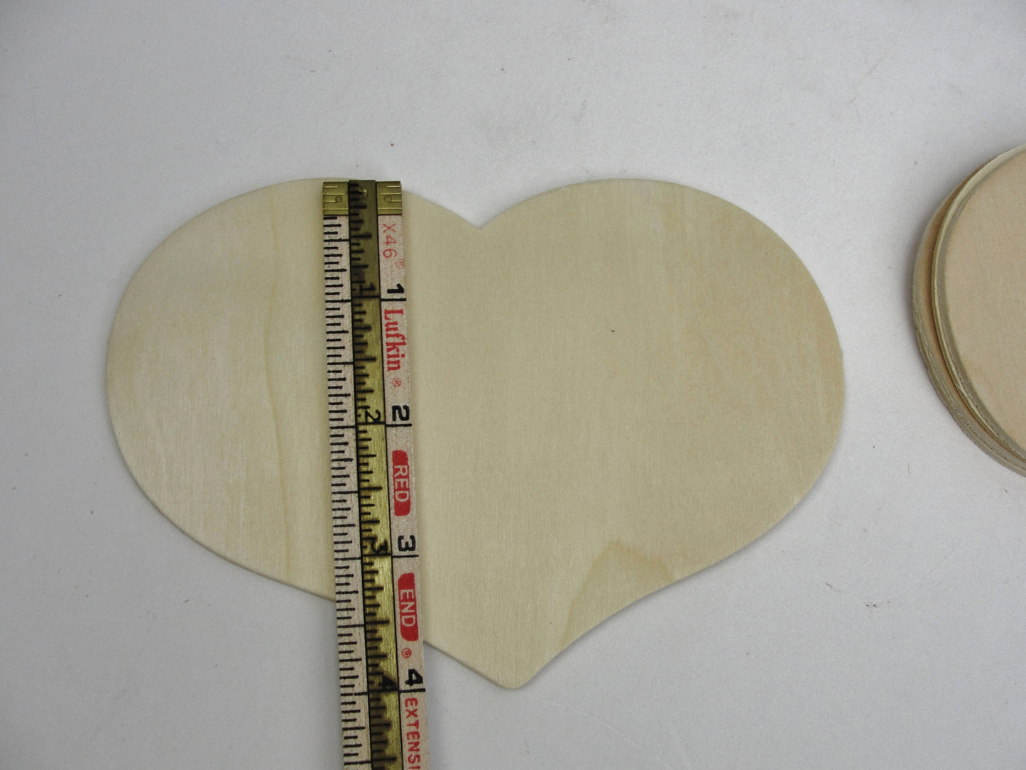 Large wooden 6" hearts unfinished - Wood parts - Craft Supply House