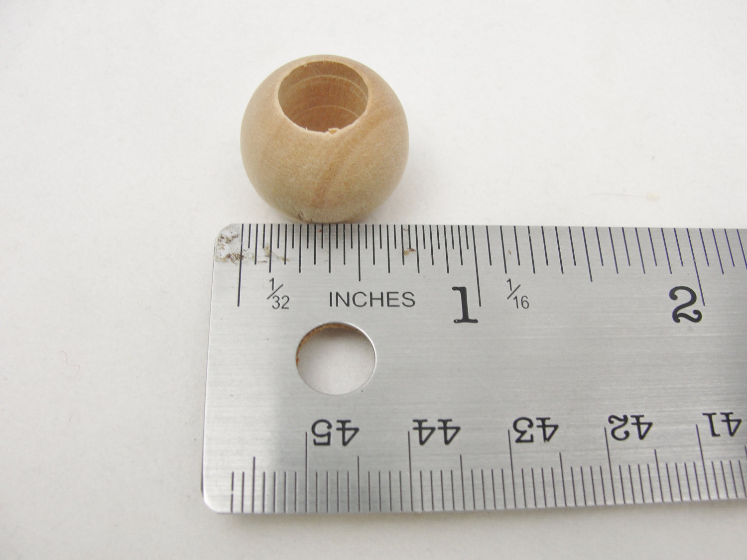 Large hole wood bead, 3/4 (.75) 20mm unfinished set of 12 – Craft Supply  House