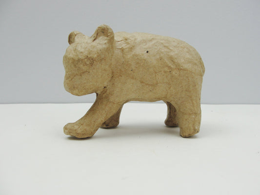 Small walking paper mache grizzly bear - Paper Mache - Craft Supply House