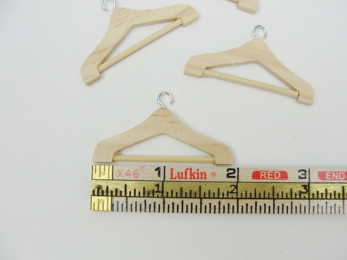 Dollhouse miniature wood clothes hangers - Miniatures - Craft Supply House