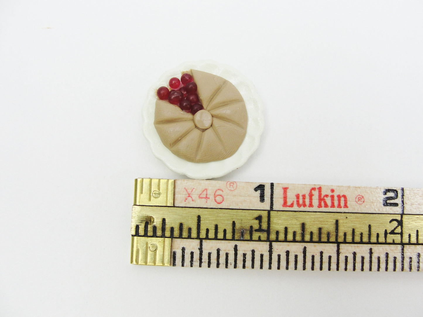 Dollhouse miniature cherry pie - Miniatures - Craft Supply House