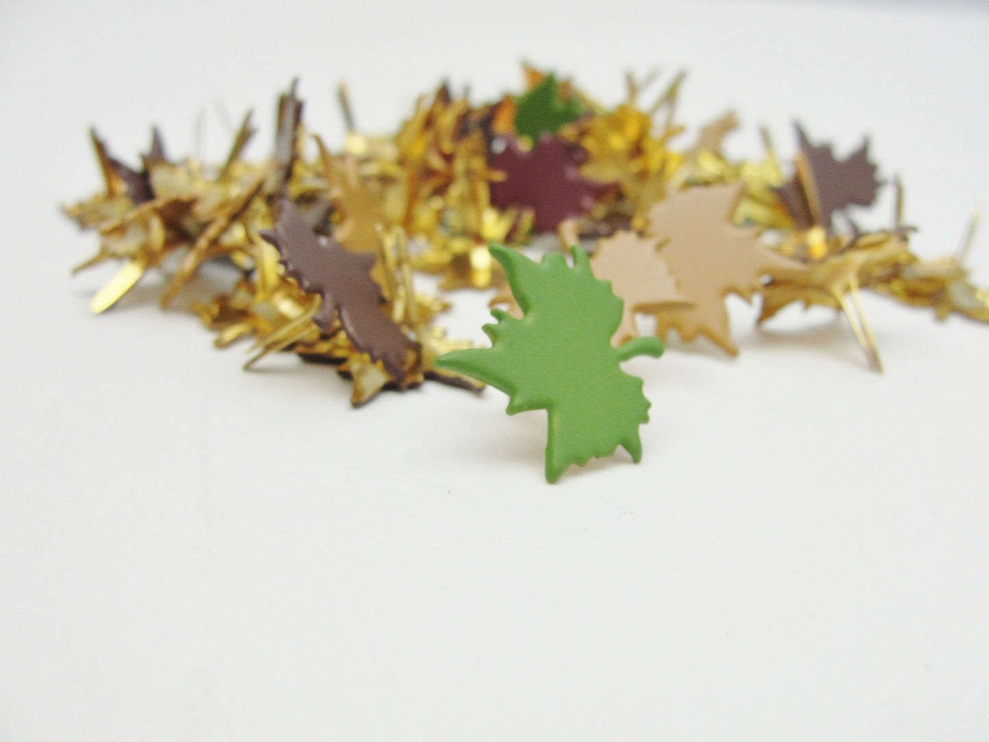 Maple Leaf pick your color collection (metallic or painted) or tree brads