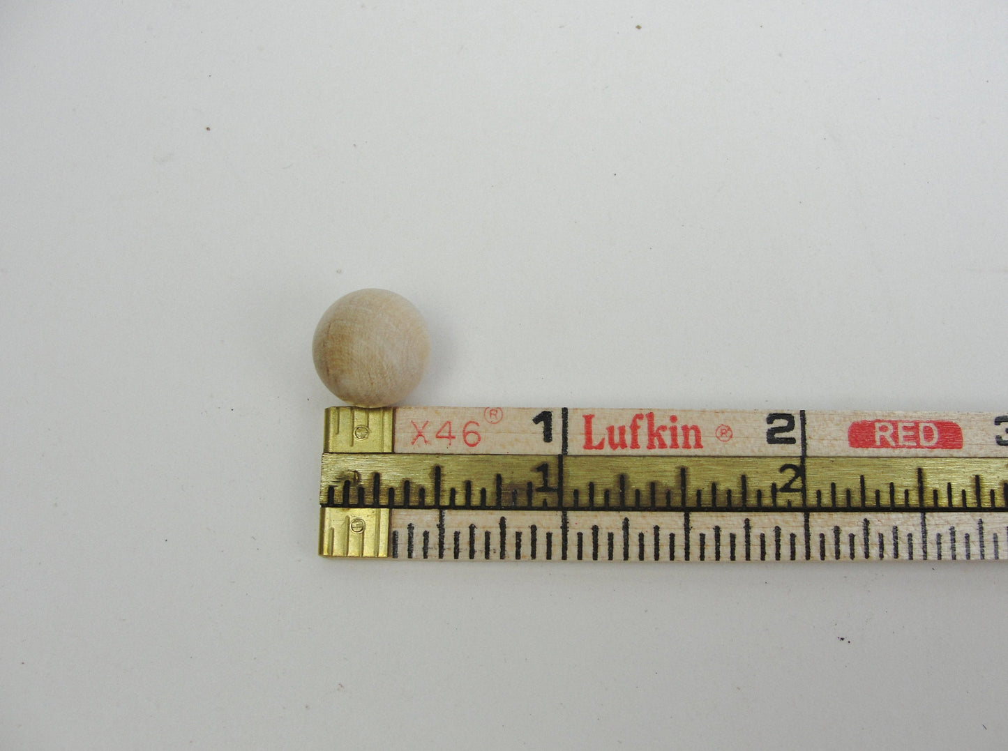 Wooden ball 1/2" solid wood set of 25