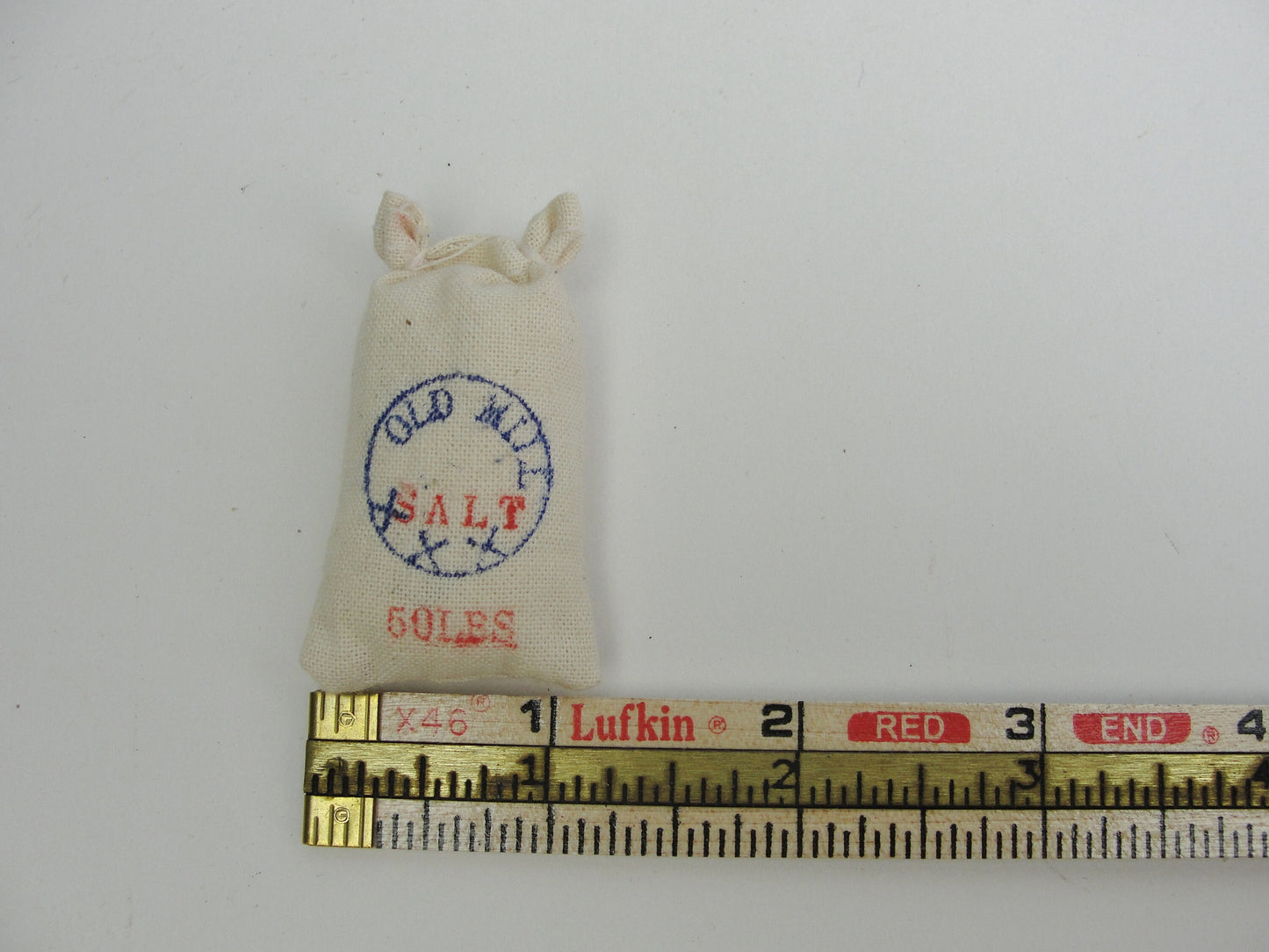 Miniature feed sacks set of 6