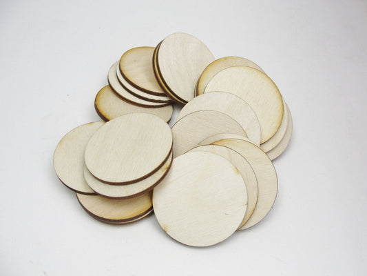 Wooden Circle discs 1.5 x 1/8 thick rounded edges – Craft Supply House