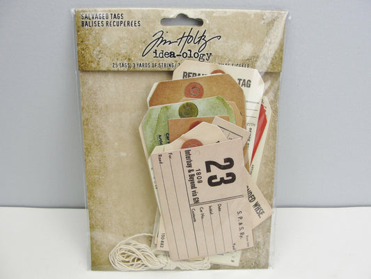 Tim Holtz Salvaged Tags ephemera pack TH94048