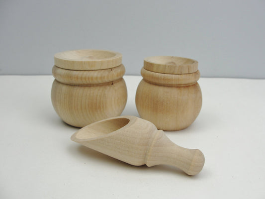 Wood bean pot choose your size and add a scoop