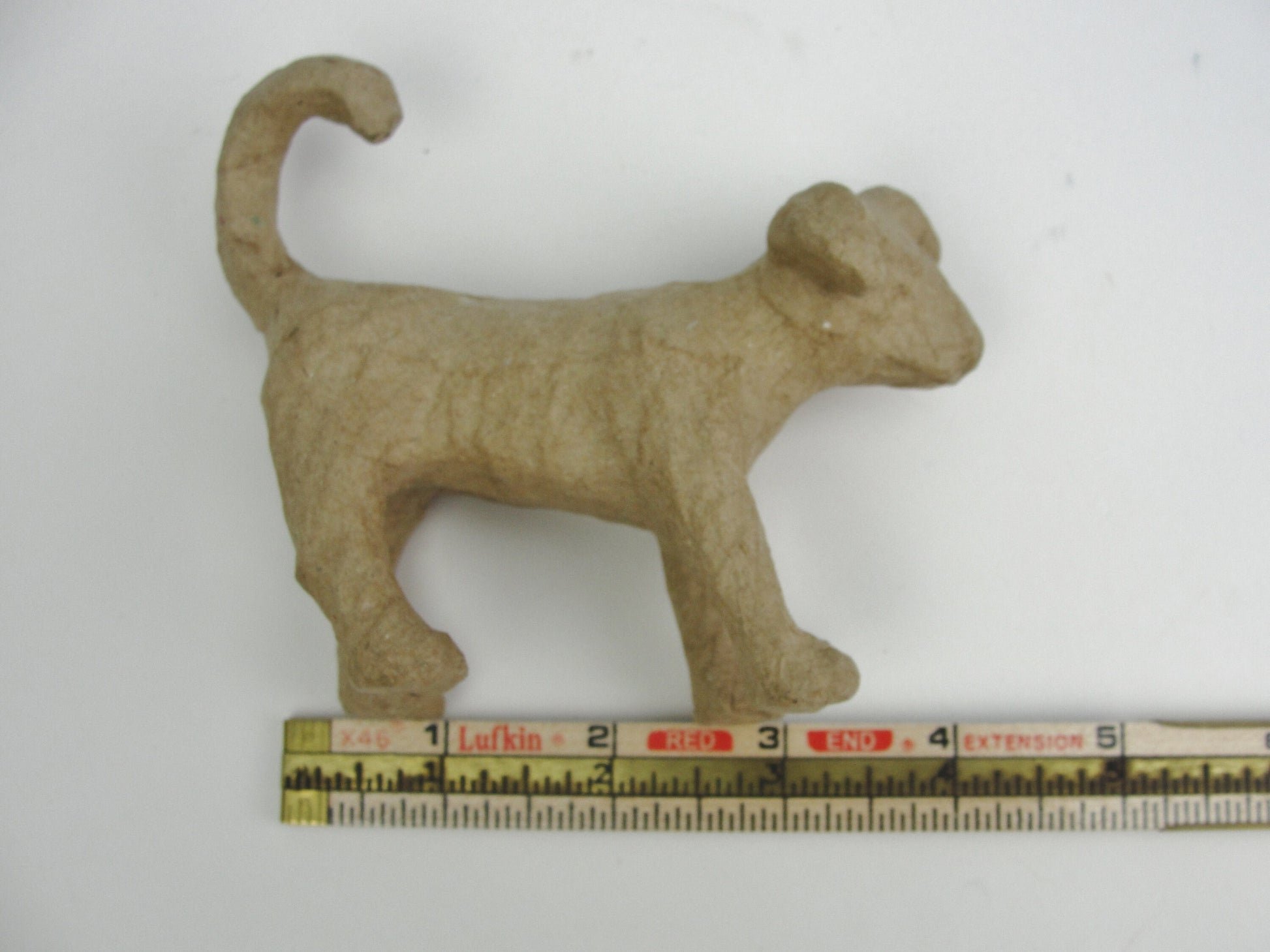 Decopatch Papier-Mache Small Animal Figurines - 4 1/2 to 5 - Jack Russel  Dog 