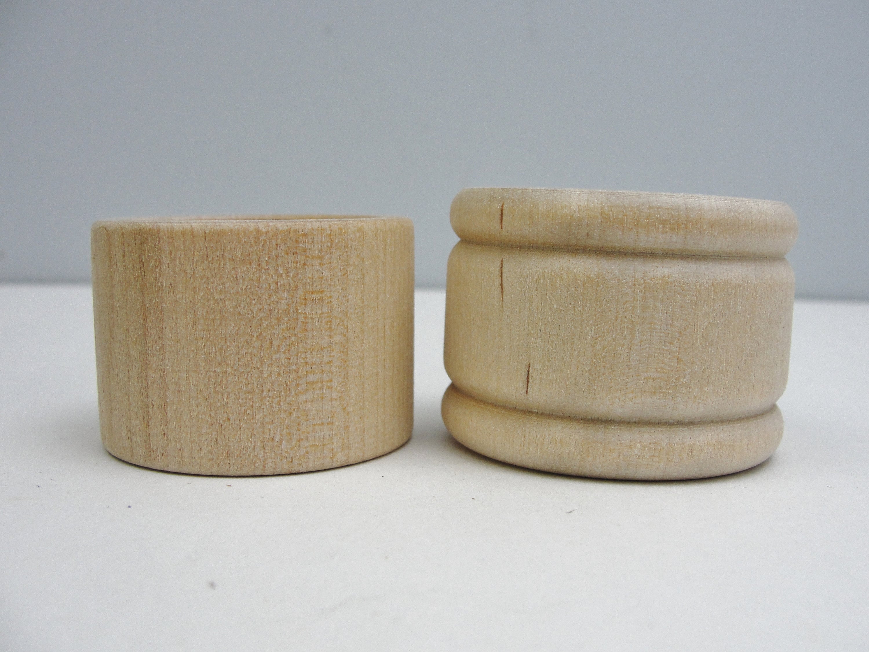 Unfinished wood sales napkin rings