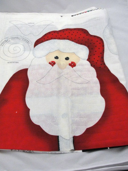 Daisy Kingdom Santa Door panel DIY make your own - Fabric - Craft Supply House