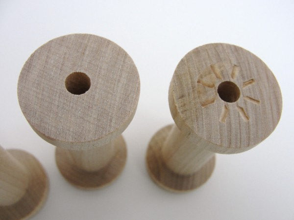 Wooden spool 2.75 tall set of 4 – Craft Supply House