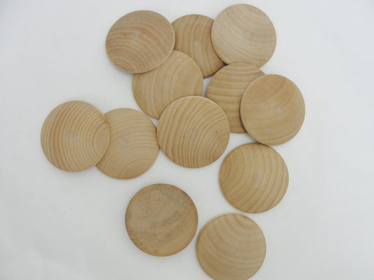 10x Round Wooden Discs / Branch Discs DIY Olive Wood Approx. Ø 3 Cm 