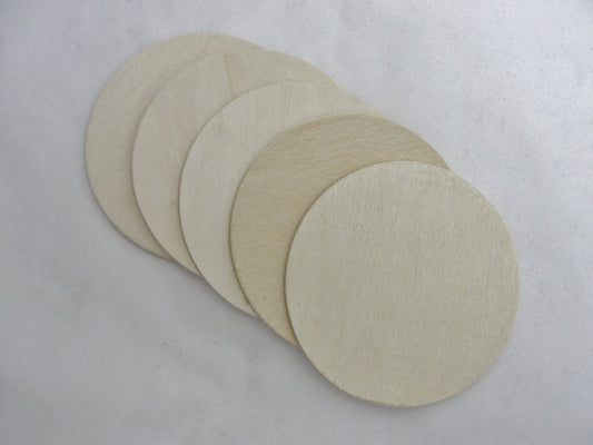 Set of 100 wooden discs (dia: 4 cm, thickness: 12 mm, schima wood) - Wood,  Tools & Deco